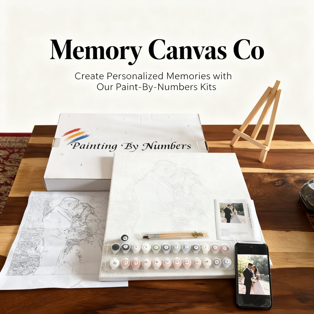 Custom Paint by Numbers Kit - Create Your Own Masterpiece